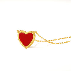 Double-sided heart necklace (small)