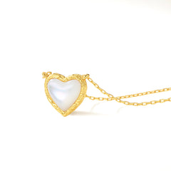 Double-sided heart necklace (small)